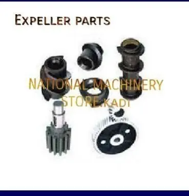 Oil expeller spare parts: worm shaft, gear, bearing housing and coupling